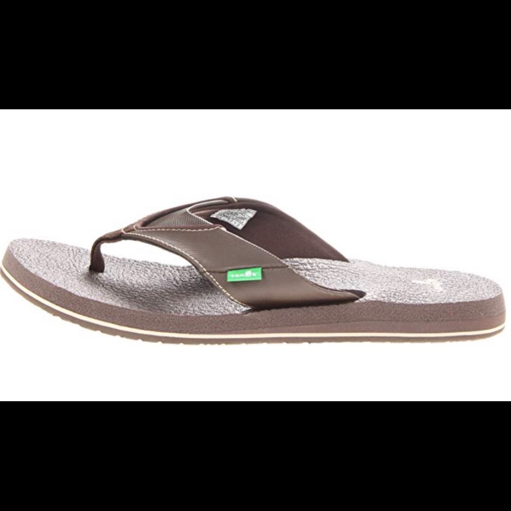 Sanuk Men’s Beer Cozy Flip-Flop Size 11  New wTags